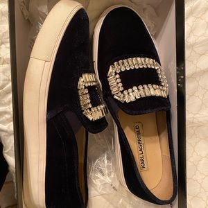 Karl Lagerfeld slip ons